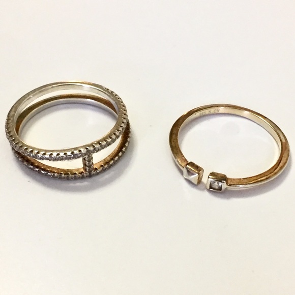 925 silver stacking combo ring - Picture 3 of 6